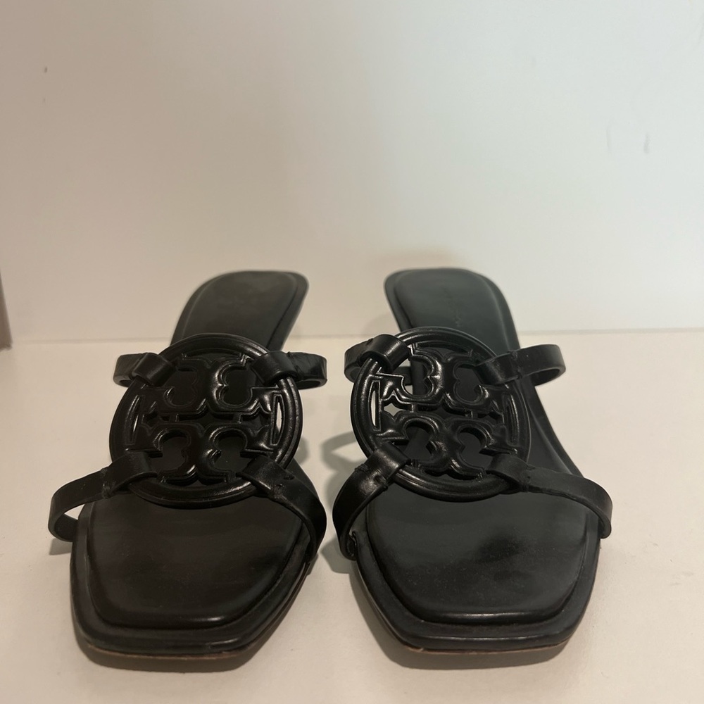 Tory Burch Black Slide Sandals